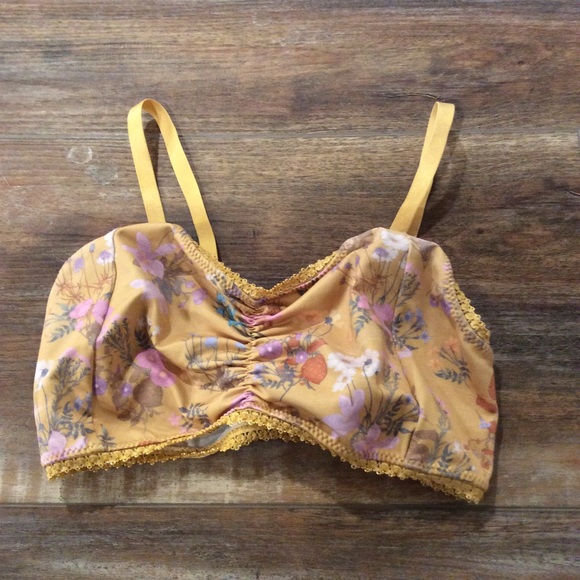 Spell and the Gypsy muted mustard floral bralette - Picture 5 of 9